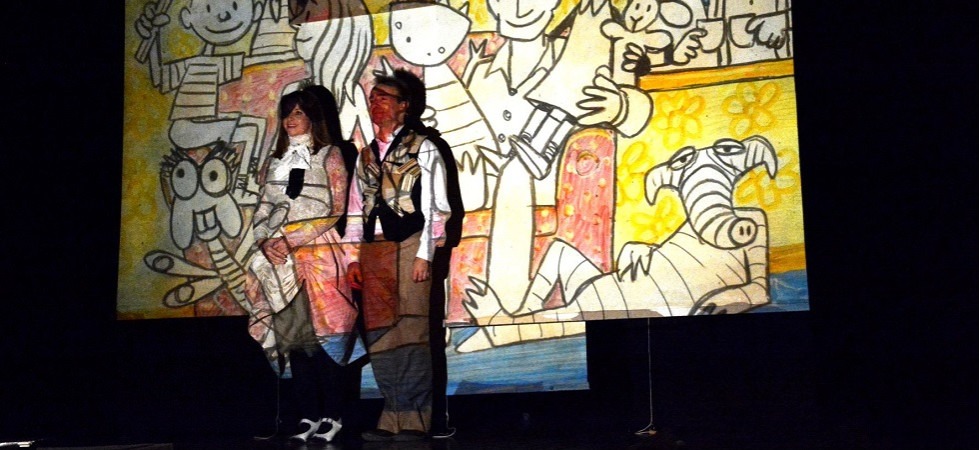 Foto di Alessandra Merisio Ultimo appuntamento con Anch’io a teatro con mamma e papà In scena i “Moztri!” di Luna e Gnac